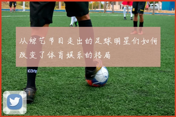 从综艺节目走出的足球明星们如何改变了体育娱乐的格局